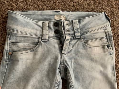 Hellgraue damenjeans pepe - hellgraue,