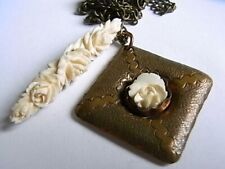 Horn Rosa geschnitten