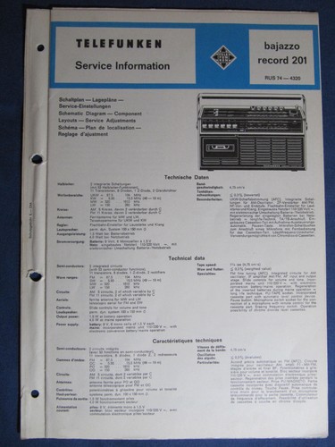 Telefunken bajazzo record - telefunken,