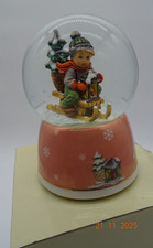 Hummel Figur Schneekugel Spieluhr Fahrt in die Weihnacht Höhe ca.14 cm  K30