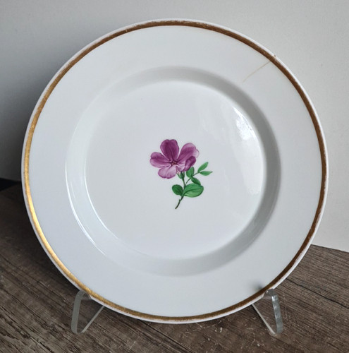 Biedermeier porzellan teller - porzellan,