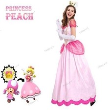 Prinzessin Cosplay Peach Kleid