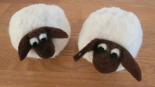 Schaf aus wollfilz - schaf,