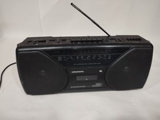 Grundig Radio-Cassette-Recorder RR 465, Tape-Deck defekt, Antenne gebrochen