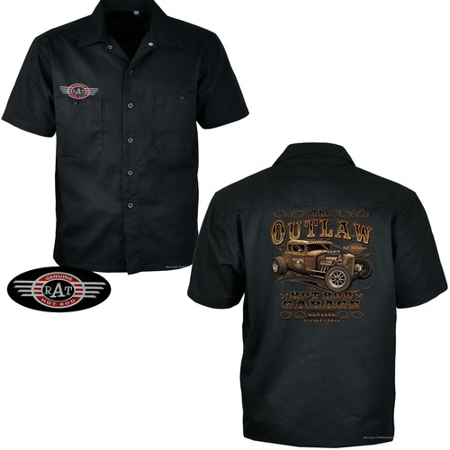 Hot rod auto hemd - worker, shirt