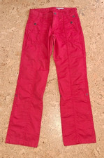 neuwertig: edc by Esprit Hose "Comfort fit" Bootcut in rot in Gr. 34 regular