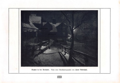 Nachts der vorstadt hans - nachts,