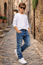 Jungen-Jeans Kinder-Jeans-Hose