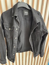 herren jeansjacke gr.s schwarz