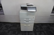 Ricoh MPC307 Farblaser-Kopierer Netzwerkdrucker Dual-Scan Fax 2 Kassetten!