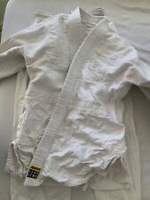 Kwon Club Line Taekwondo Anzug Aikido Judo Weiß Jacke Hose Gürtel