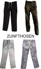 Arbeitshose Zunfthose Zimmermanshose Dachdeckerhose weiß Maurer Flecktarnhose