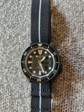 gebrauchte Seiko X Automatic Diver Herrenuhr, Natostrap, 40mm, o. Box o. Papiere