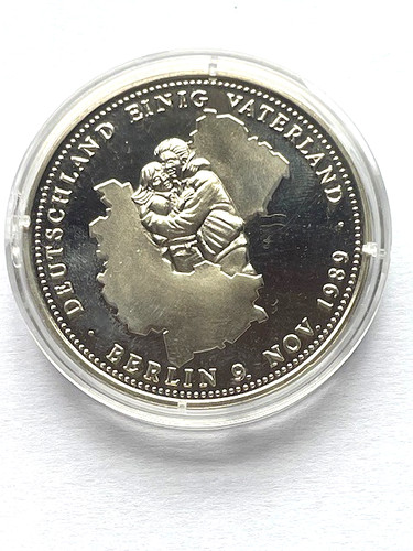 Medaille deutschland einig - medaille,