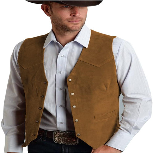 Wildleder anzug weste - weste, western