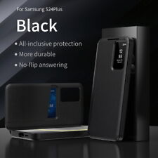 Hülle Für Samsung Galaxy S25 S24 Ultra Smart Fenster Leder Kartenfach Flip Case