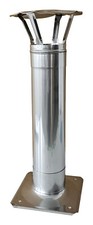Schornsteinkopf-Verlängerung Kaminerhöhung einwandig, Edelstahl Länge 500mm