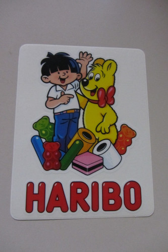 Haribo aufkleber x - haribo,