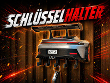 Schlüsselhalter im Porsche