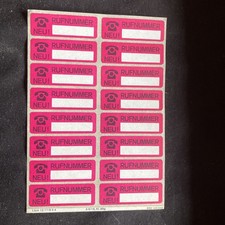 Alter Aufkleber Bogen_ Post Telefon TELEKOM