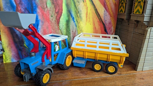 Playmobil turbomatik traktor - playmobil,