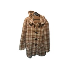 Montgomery Dufflecoat Damen Gr. 38 blau kariert Made England UVP 299