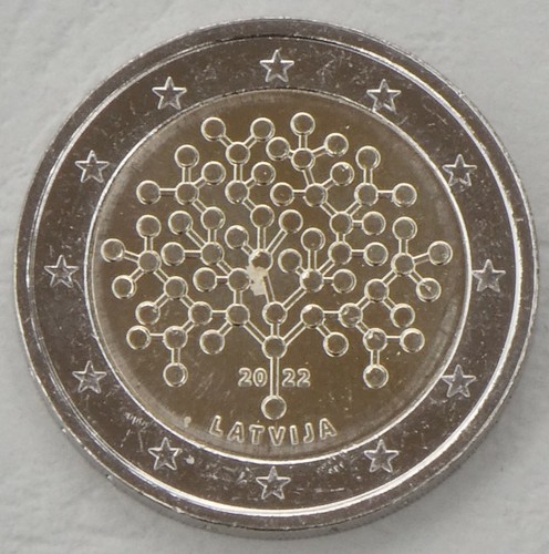 Euro gedenkmünze lettland - gedenkmünze,