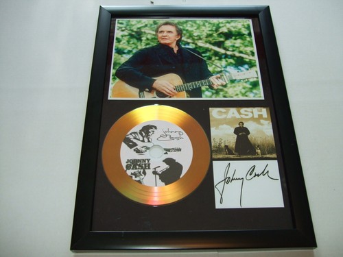 Johnny cash signed disc - ,
