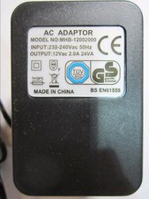 UK 12VAC AC-AC Schaltadapter