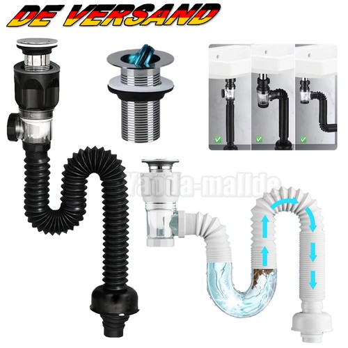 Pop flexibel siphon - pop-up,