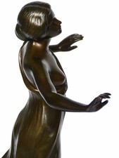 BRONZEFIGUR JUGENDSTIL 1910 +
