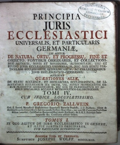 Principia juris ecclesiastici