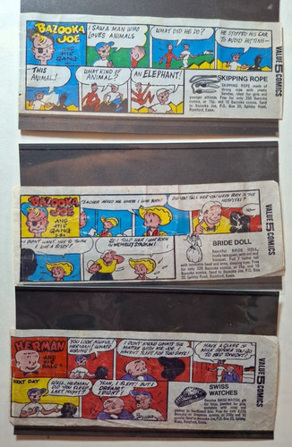Original 1960 bazooka joe - x,