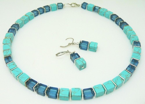 2er schmuckset würfel - 2er,