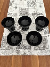 Eisbecher Eisschale Dessertbecher Luminarc Dessertschalen schwarz Frankreich