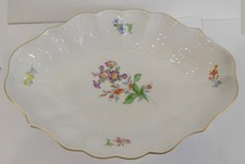 Ovale Schale Meissen bunte
