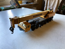 Autokran (Modell) - LIEBHERR - 1:50 - Metall - gelb - Gescha - bespielt
