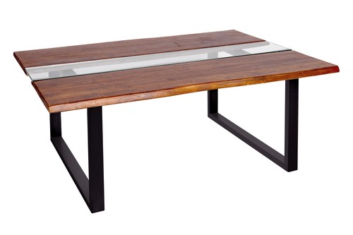 Couchtisch baumkante mit - couchtisch,