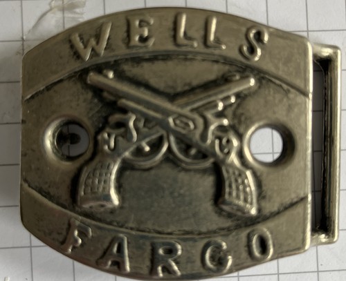 Gürtelschnalle wells fargo - gürtelschnalle,