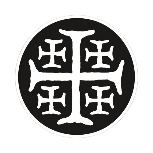 Jerusalemkreuz aufkleber cm - jerusalemkreuz,