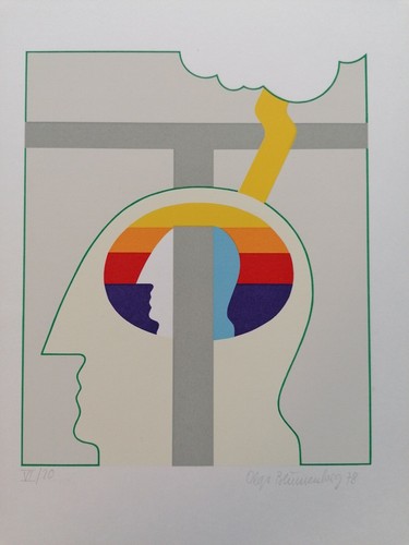 Olga blumenberg lithographie - olga,
