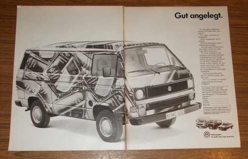 Seltene werbung transporter - seltene, vw