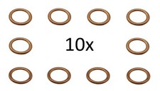 10 Stück Kupferringe C-Ringe Fülldichtring Hohlring 14x20x2 mm DIN7603  Form C