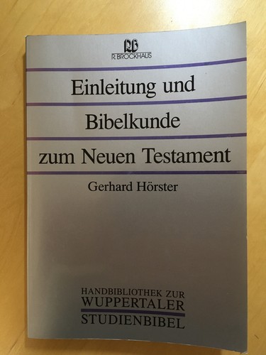 Einleitung und bibelkunde zum - einleitung,