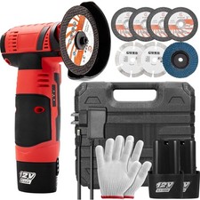 Winkelschleifer, Mini Winkelschleifer, kabellos, 19500 U/min, Akku, Trennscheibe