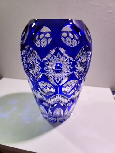 Böhmische glas vase - böhmische,