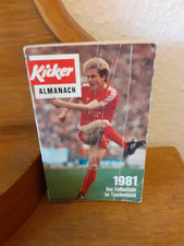 Kicker Almanach 1981 - Das Fußballjahr im Taschenbuch