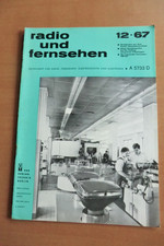 DDR Zeitschrift Radio Fernsehen 12/1967 japanischer Phonosuper TRP104 Schaltplan