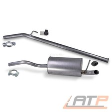 ENDSCHALLDÄMPFER + ABGASROHR FÜR RENAULT TWINGO 2 CN0 1.2 58 / 75 / 76 PS AB 07