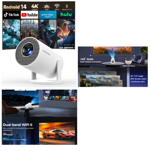 Mini beamer wifi 5 - beamer, 4k